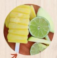 Paletas en agua