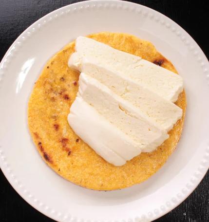 Arepa con queso