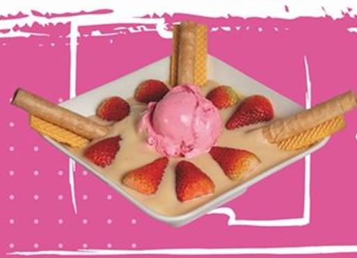 Fresas con Helado